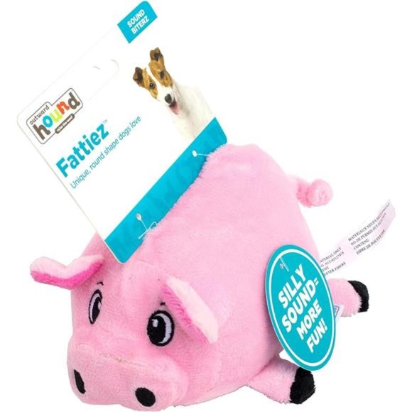 Dog Toys Plush Squeaky Pig, Small Size, Pet Surprise, NEW - Picture 2 of 6